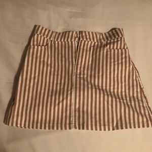 Forever21 mini skirt striped